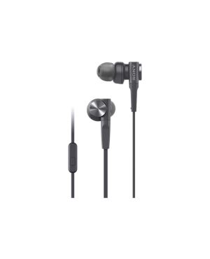 Sony Extra Bass mikrofoniga nööpkõrvaklapid MDR-XB55AP, must