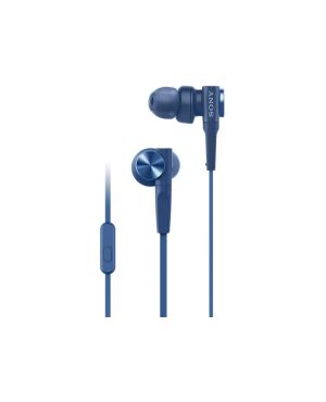 Sony Extra Bass mikrofoniga nööpkõrvaklapid MDR-XB55AP, sinine