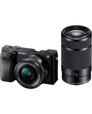 Sony hübriidkaamera a6100, 16-50 ja 55-210 kit, must