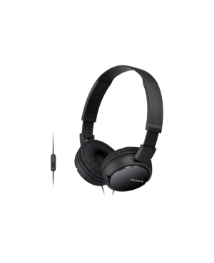 Наушники Sony с микрофоном MDR-ZX110AP, чёрные