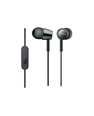 Sony mikrofoniga nööpkõrvaklapid MDR-EX155AP, must