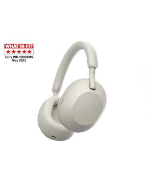 Шумоподавляющие  bluetooth-наушники Sony Hi-Res WH-1000XM5, сереброe