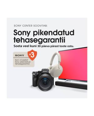 Pikendatud Sony tehasegarantii 3., 4. ja 5. aasta