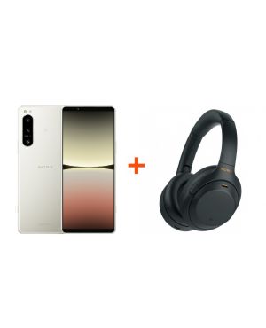 Sony Xperia 5 IV valge + WH-1000XM4 kõrvaklapid