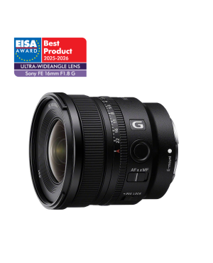 Sony täiskaader FE 16mm F1.8 G lainurkobjektiiv