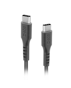 SBS USB-C  USB-C kaabel 3 meetrit, must