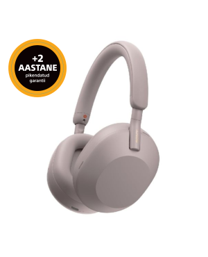 Sony mürasummutavad bluetooth Hi-Res kõrvaklapid WH-1000XM5, roosa