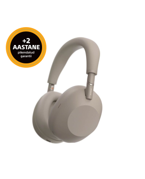 Sony mürasummutavad bluetooth Hi-Res kõrvaklapid WH-1000XM6, beež