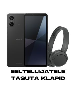 Sony Xperia 10 VI must + WH-CH520 kõrvaklapid